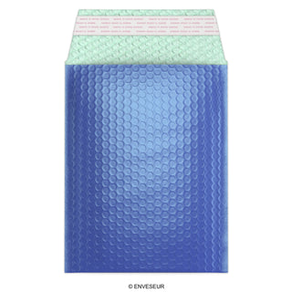 Glansig metallisk bubbelpåsa