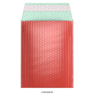 Glansig metallisk bubbelpåsa