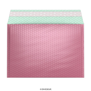Glansig metallisk bubbelpåsa