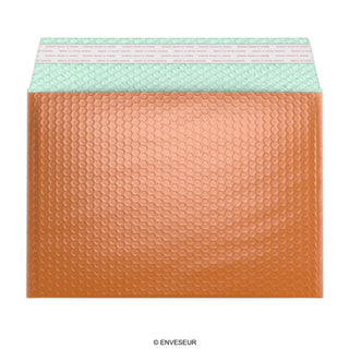 Glansig metallisk bubbelpåsa