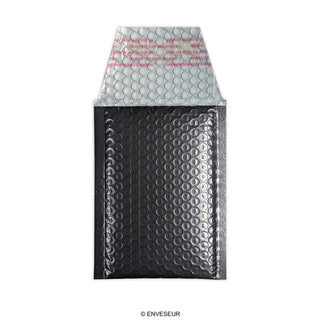 Glansig metallisk bubbelpåsa