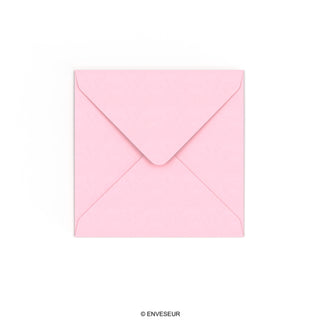 130x130 mm ljusrosa kuvert