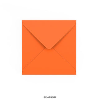 140x140 mm orange kuvert