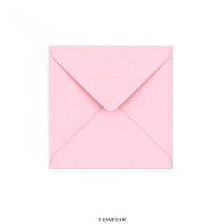 140x140 mm ljusrosa kuvert