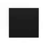 Svart kuvert med V-klaff 155×155 mm