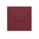 Burgundy envelopes Burgundy 155 x 155 mm Gummed