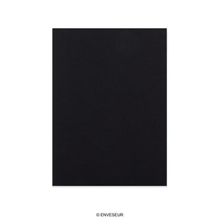 Svart Kuvert med Kartongbakstycke 229x162 mm (C5)