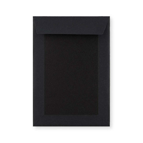 C5 Black Board Back Peel & Seal Envelope (229 x 162mm)