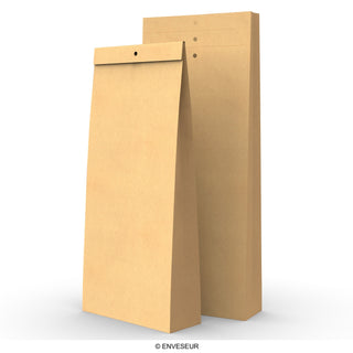 Provpåsar i kraftpapper med hål