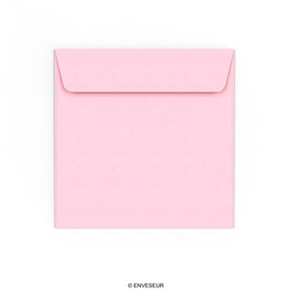 155x155 mm ljusrosa kuvert