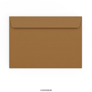 162x229 mm (C5) mellanbrun kuvert