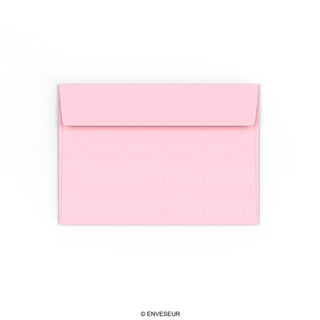 114x162 mm (C6) ljusrosa kuvert