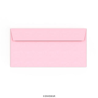 110x220 mm (DL) ljusrosa kuvert