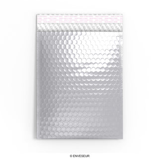 Glansig metallisk bubbelpåsa