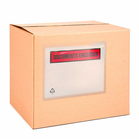 Tryckta Packsedelskuvert av papper