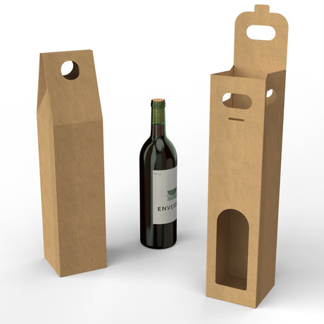 Kartonglåda vinflaska (75 cl.)