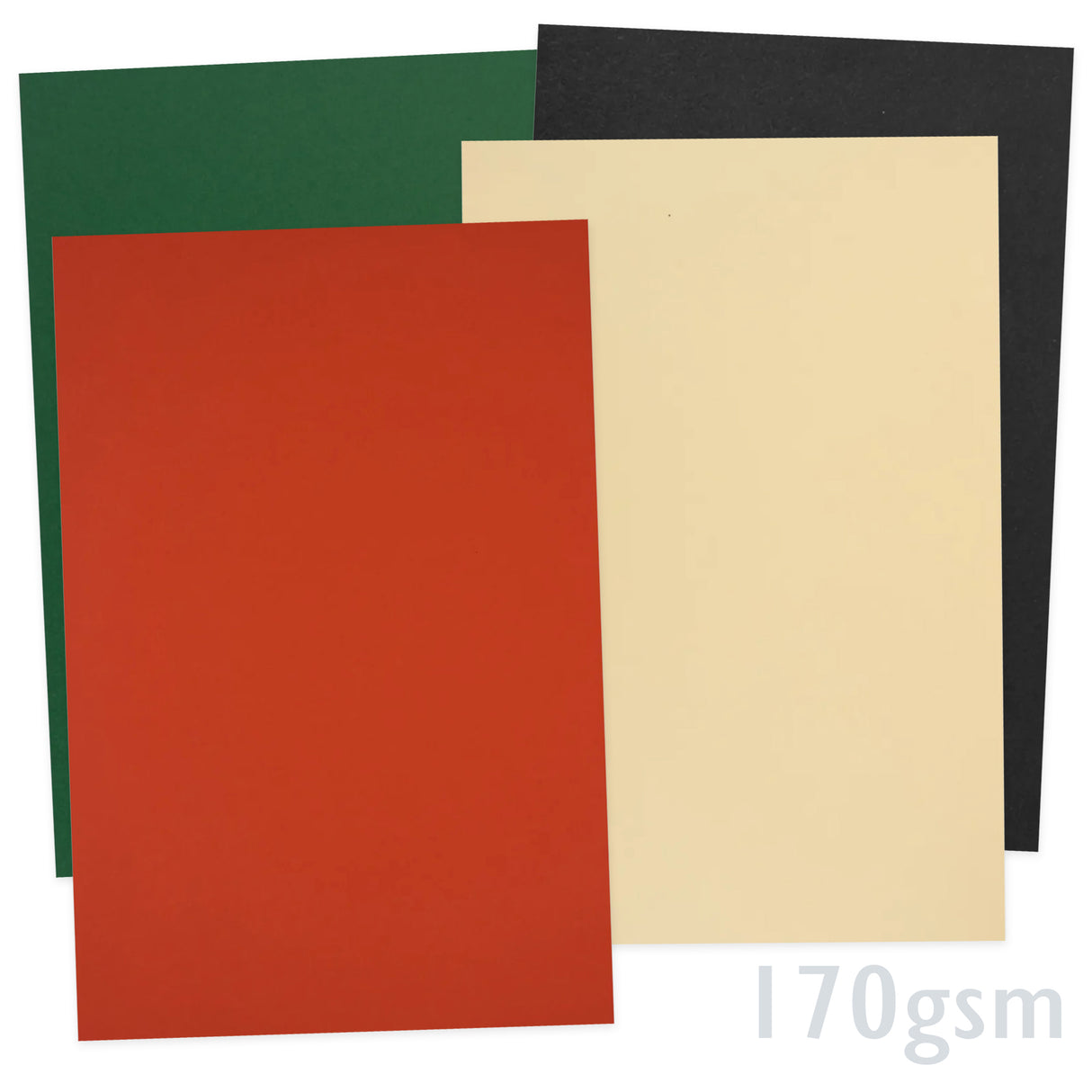 Sirio Color papper sorterat 170g/m² - 20 ark