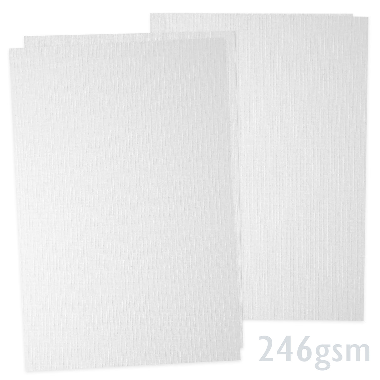 Räfflat papper 246g/m²