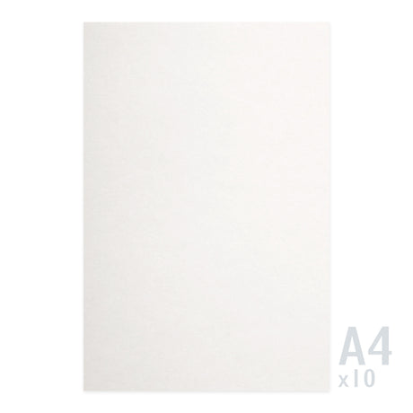 Vitt linnestrukturerat papper 120g/m² - 10 A4 ark