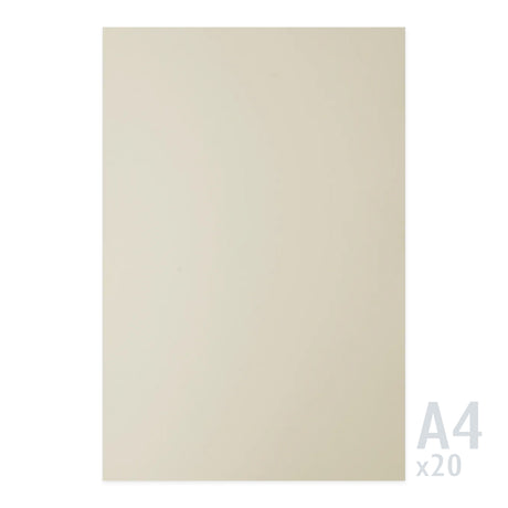 Sirio Color krämfärgat papper 140g/m² - 20 A4 ark