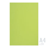 Sirio Color papper sorterat 170g/m² - 20 ark