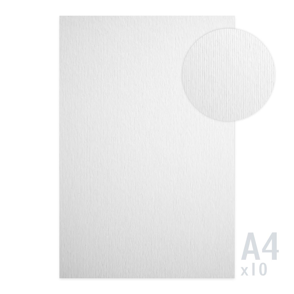 Linnestrukturerat papper 215g/m² - 10 A4 ark