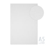 Vitt räfflat papper 185g/m²