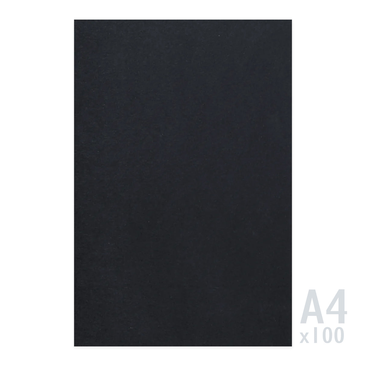 Svart papper 225g/m² - 100 A4 ark