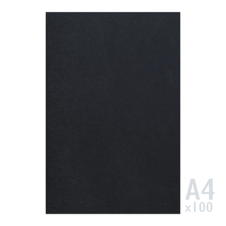 Svart papper 225g/m² - 100 A4 ark