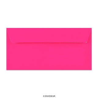 110x220 mm (DL) Neonrosa kuvert