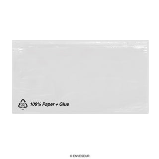 Otryckta Packsedelskuvert av papper