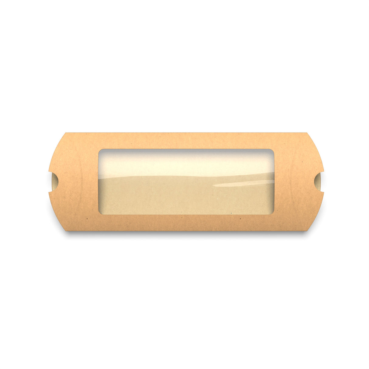 Kraft-kuddlådor med fönster