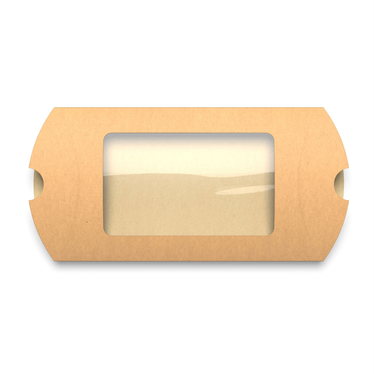 Kraft-kuddlådor med fönster