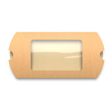 Kraft-kuddlådor med fönster