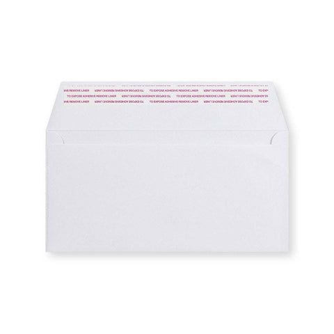 DL White Luxury Peel & Seal Envelope (110 x 220mm)