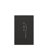 Kuvert med sträng och bricka och bälgsidor