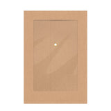 Kuvert med hela fönstre med sträng och bricka och bälgsidor