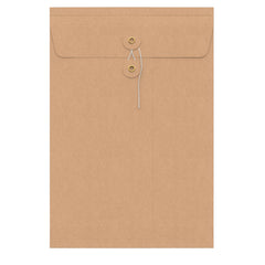 String & Washer Gusset Envelopes Manila 324 x 229 x 25 mm (C4)