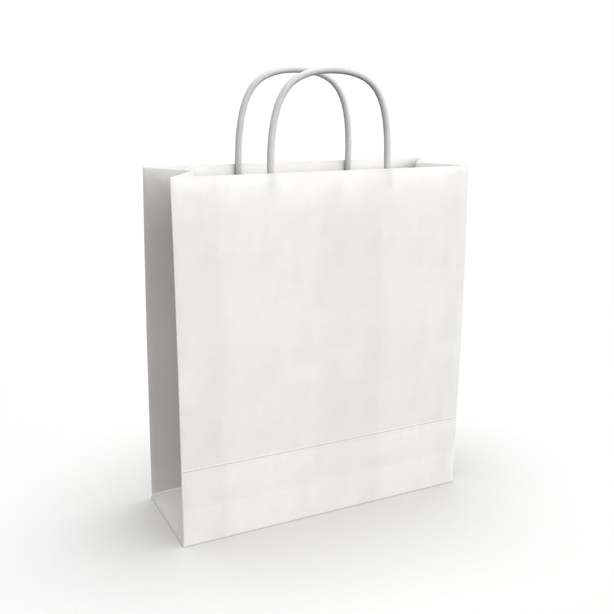 Papperskassar med tvinnade handtag