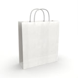 Papperskassar med tvinnade handtag