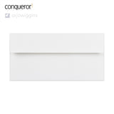 110x220 mm (DL) Brilliant White Conqueror Laid Envelope