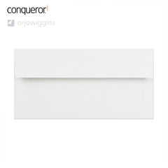 110x220 mm (DL) Brilliant White Conqueror Laid Envelope