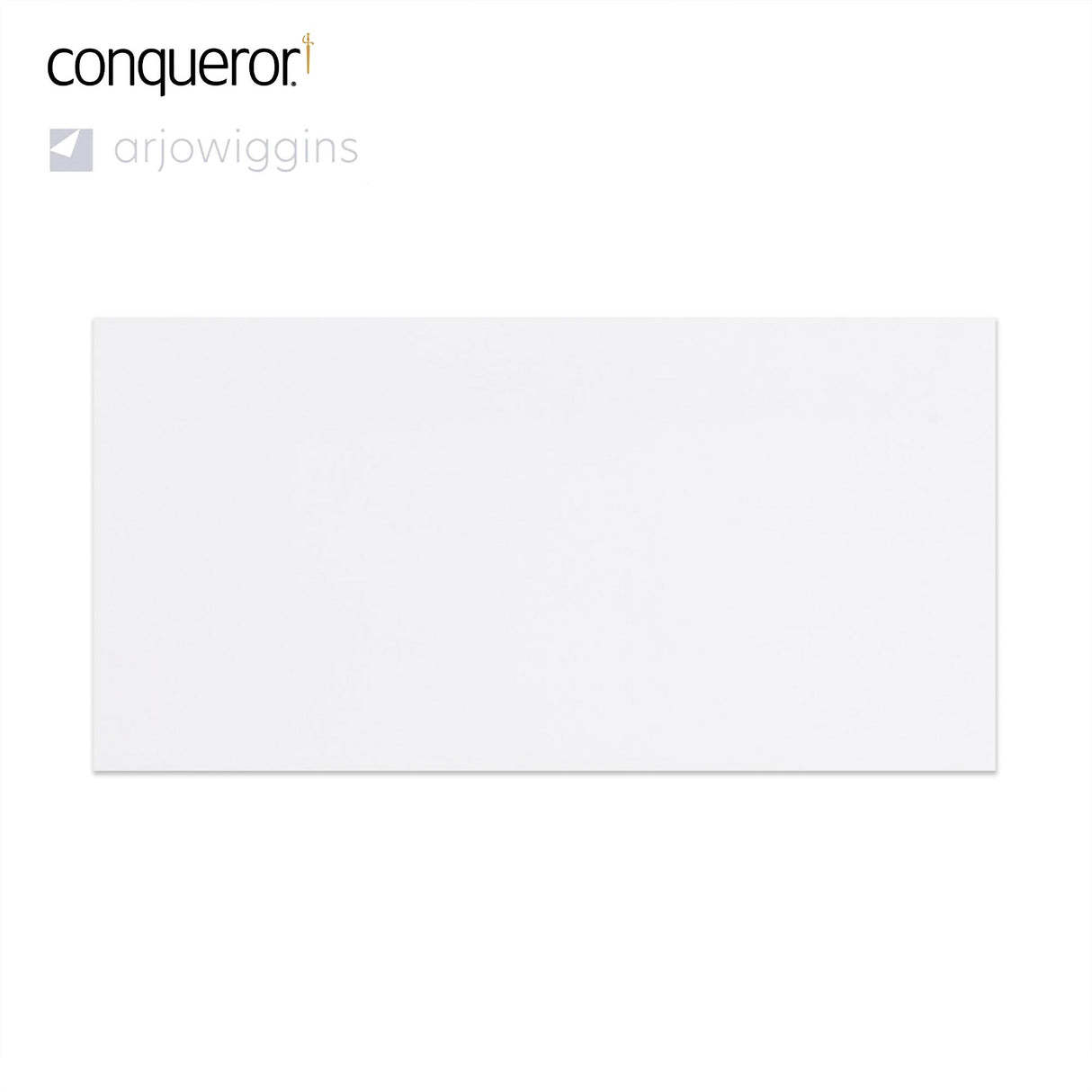 110x220 mm (DL) High White Conqueror Laid Envelope