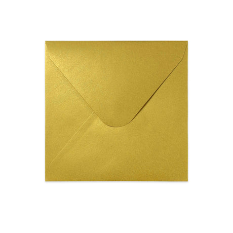 155X155MM - Metalliskt kuvert i guld 120g