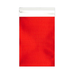 Matt Finish Foil Bags Red 162 x 114 mm (C6)